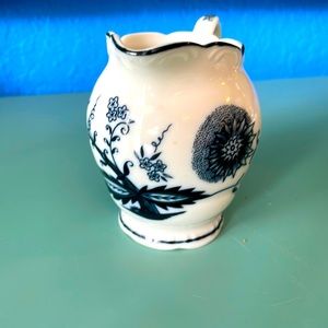 Woods Vintage Japanese Small Jug with Blue designs